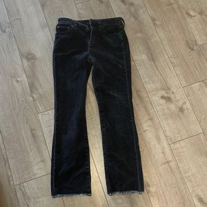 American Eagle black corduroy jeans